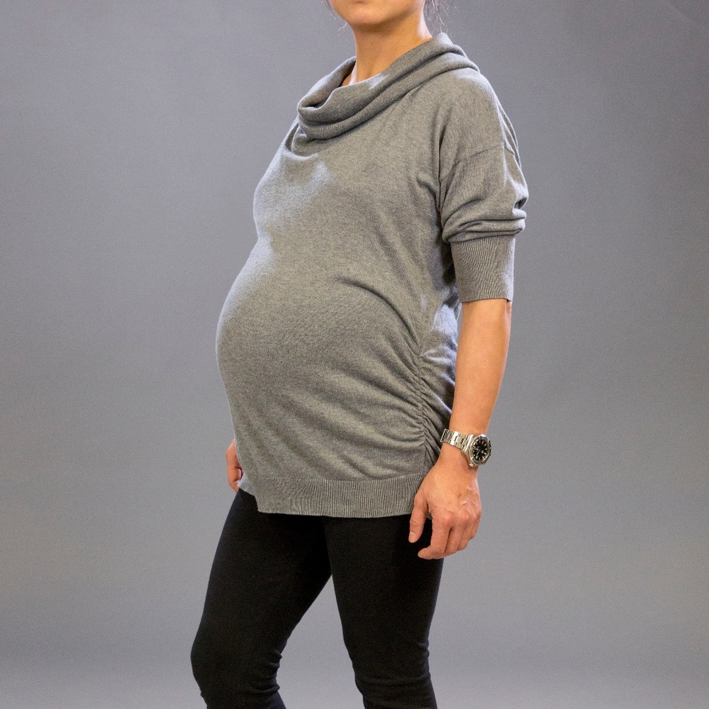 Motherhood maternity cowl neck sweater